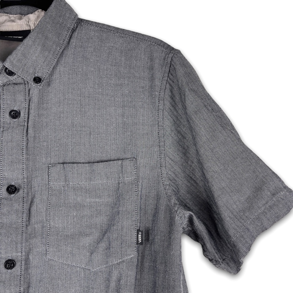 Vans Off The Wall | Short Sleeve Button Up Shirt Size Small - Picture 9 of 9